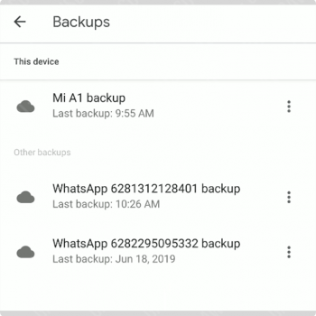 Cara Backup Whatsapp Backup Restore Chat Wa Di Android Ios