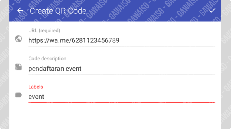 cara membuat barcode whatsapp - url qr code