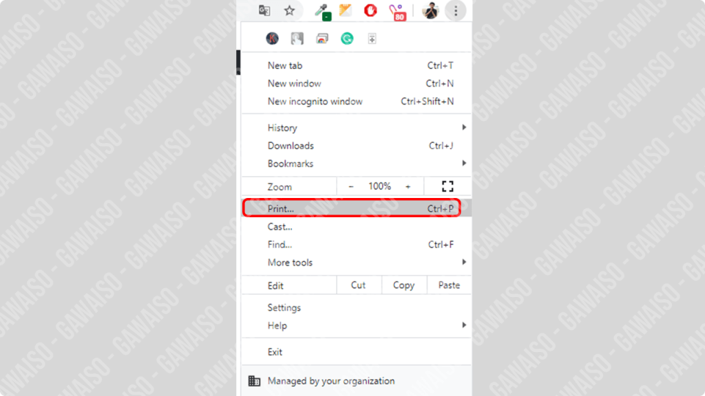 cara menyimpan html ke pdf di laptop - google chrome print