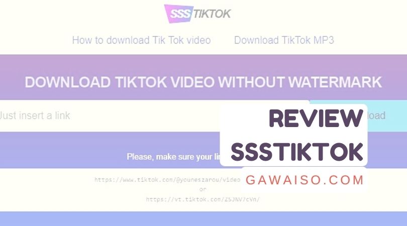 SssTikTok: Download Video dan MP3 TikTok tanpa Watermark