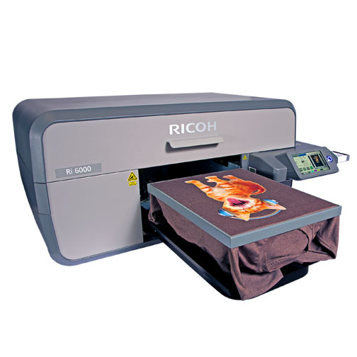 contoh printer mesin sablon kaos ricoh ri6000